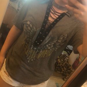 Vintage handmade band tee